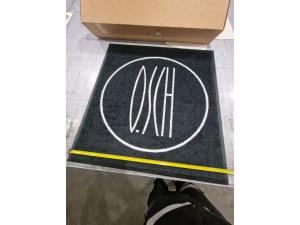  Tapis de Sol Noir avec Logo Entreprise 