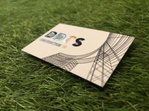 Carte de visite personnalis avec vernis slectif 3d