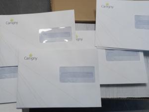 Impression enveloppe c5 fentre Elco pour la Mairie de Cartiny