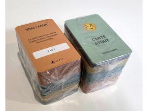 Jeu de cartes 100% sur mesure type Quiz pour Mutuelle Le Ralliement � Tours