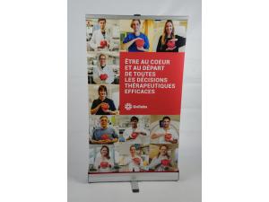 Impression de plus de 200 exemplaires roll-up pour Unilab en 3 langues