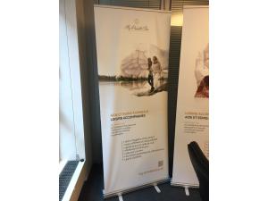 Roll-up classique 85cm personnalise pour My Private Care