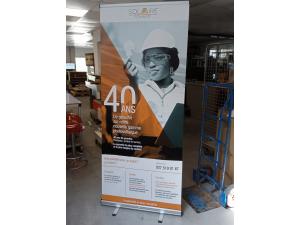 Impression dabcdhlun roll-up 85cm pour Solaire Romand