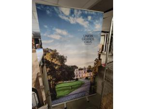 Roll-up personnalis en 120cm pour Union Grands Crus Bordeaux