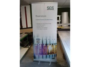 Roll-up classique 85cm personnalise pour SGS