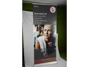 Impression et livraison de 100 roll-up design 85cm pour Unilab