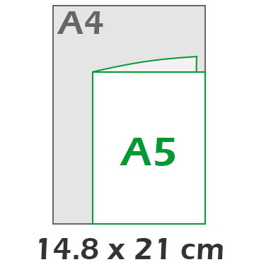 A5 Vertical 14.8x21 cm
