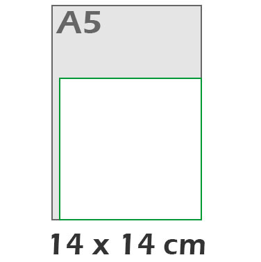 Carte carr 14x14 cm
