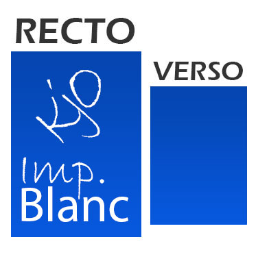 Impression : Blanc Recto