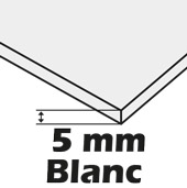 PVC expans Blanc 3mm